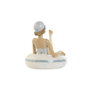 Figurine Décorative Home ESPRIT Blanc Bleu ciel méditerranéen 17,5 x 10 x 10,5 cm (2 Unités)
