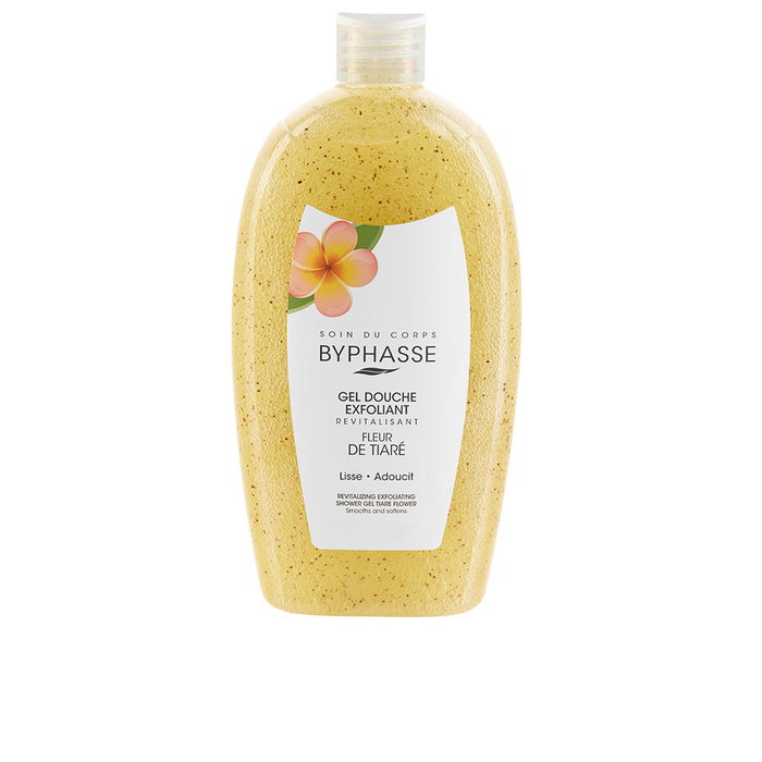 Byphasse Gel douche exfoliant à la fleur de tiaré 750 ml Byphasse Gel douche exfoliant à la fleur de tiaré 750 ml