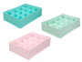 Kipit Boîte de Rangement Pliable Organisatrice 36x24x10 cm Assortie Tissu Carton (Set de 24)