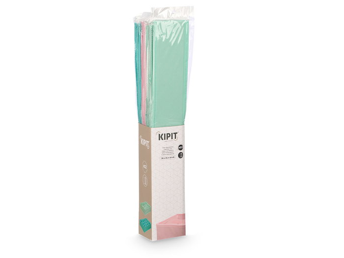 Kipit Boîte de Rangement Pliable Organisatrice 36x24x10 cm Assortie Tissu Carton (Set de 24) Kipit Boîte de Rangement Pliable Organisatrice 36x24x10 cm Assortie Tissu Carton (Set de 24)