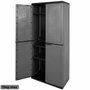 Armoire Curver Gris foncé Plastique 68 x 166 x 39 cm