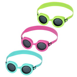 Bestway 21178 Lunettes de Natation Junior Silicon Antibuée pour Enfants +3 Ans Coloris Assorti Piscine et Plage