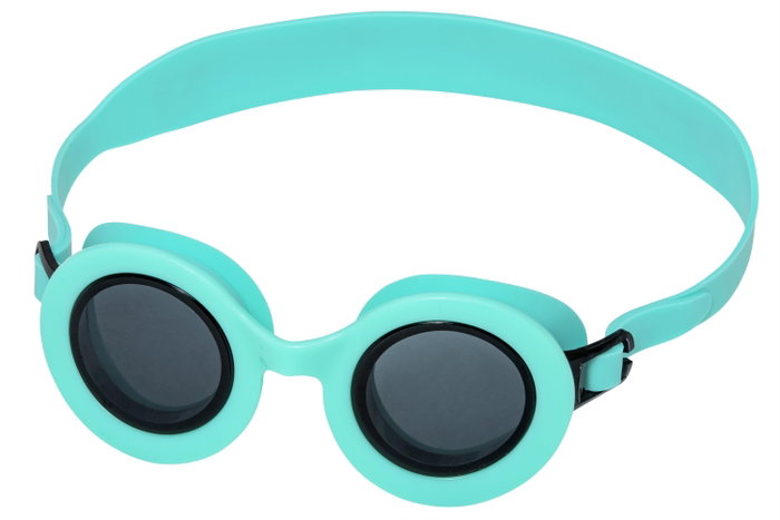 Bestway 21178 Lunettes de Natation Junior Silicon Antibuée pour Enfants +3 Ans Coloris Assorti Piscine et Plage