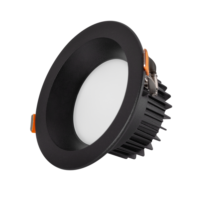 Philips Foco Downlight LED Circulaire 9W 6000K Noir Philips Foco Downlight LED Circulaire 9W 6000K Noir