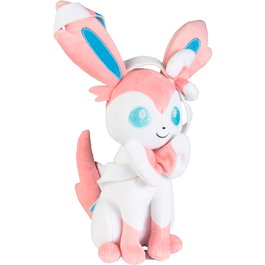 JAZWARES Peluche Sylveon Pokémon 20 cm - Figurine douce