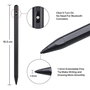 CoreParts Active Stylus Pen, Stylo actif noir avec câble de recharge
