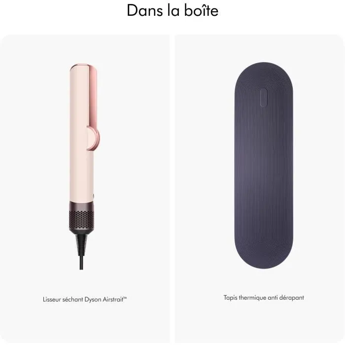Dyson Airstrait Lisseur Sèche-Cheveux 1600 W Rose Céramique
