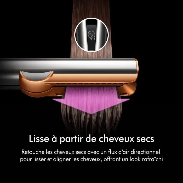 Dyson Airstrait Lisseur Sèche-Cheveux 1600 W Rose Céramique