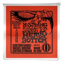 ERNIEBALL Slinky Jeu de cordes électrique 8 cordes Top Heavy Bottom 9-80