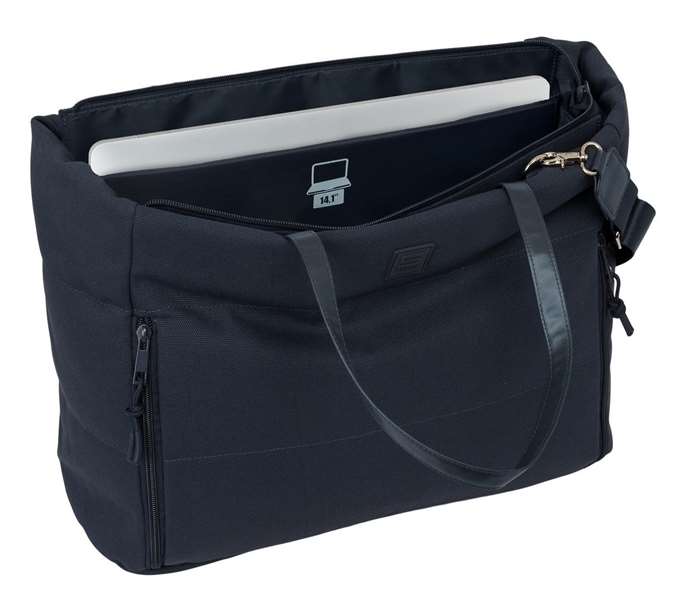 Safta Sac à dos pour ordinateur portable 14,1'' avec poche, 40x31x17 cm, gris Safta Sac à dos pour ordinateur portable 14,1'' avec poche, 40x31x17 cm, gris