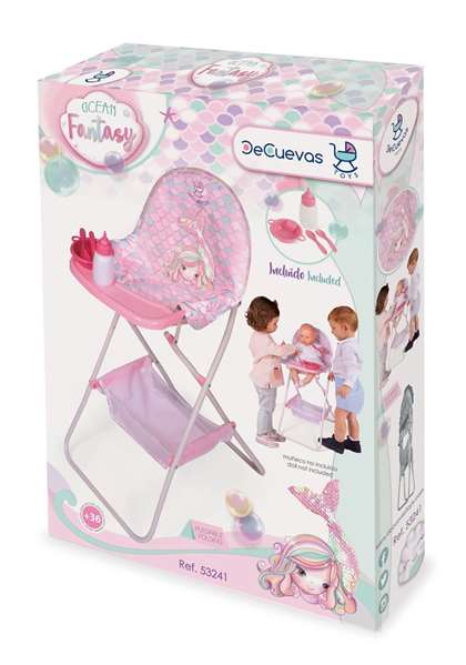 Decuevas - Trona plegable - para muñecas de hasta 50 cm.