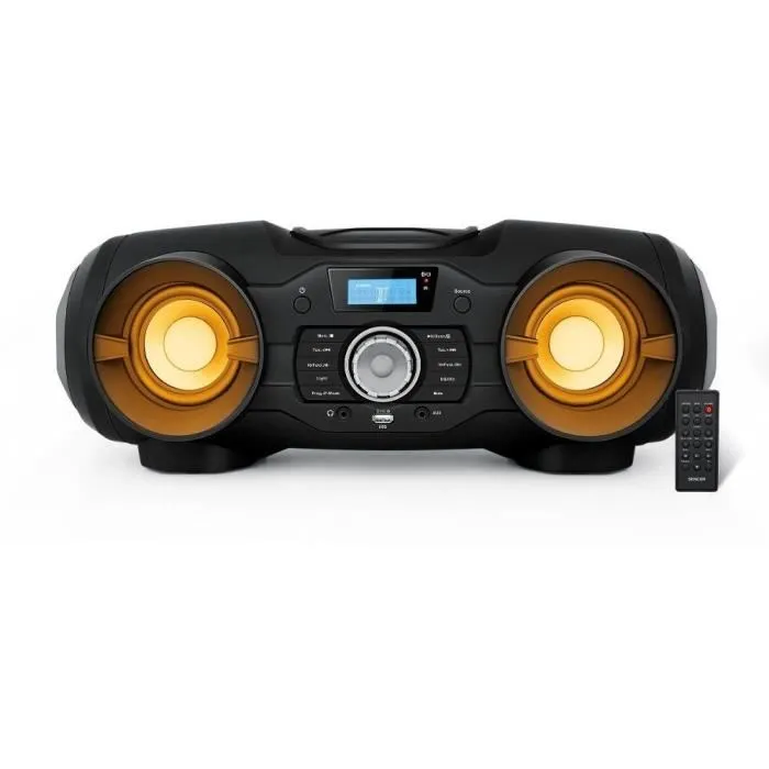 Sencor SPT 5800 - Boombox avec CD, Bluetooth, MP3, USB, AUX et radio FM