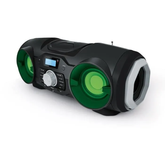 Sencor SPT 5800 - Boombox avec CD, Bluetooth, MP3, USB, AUX et radio FM
