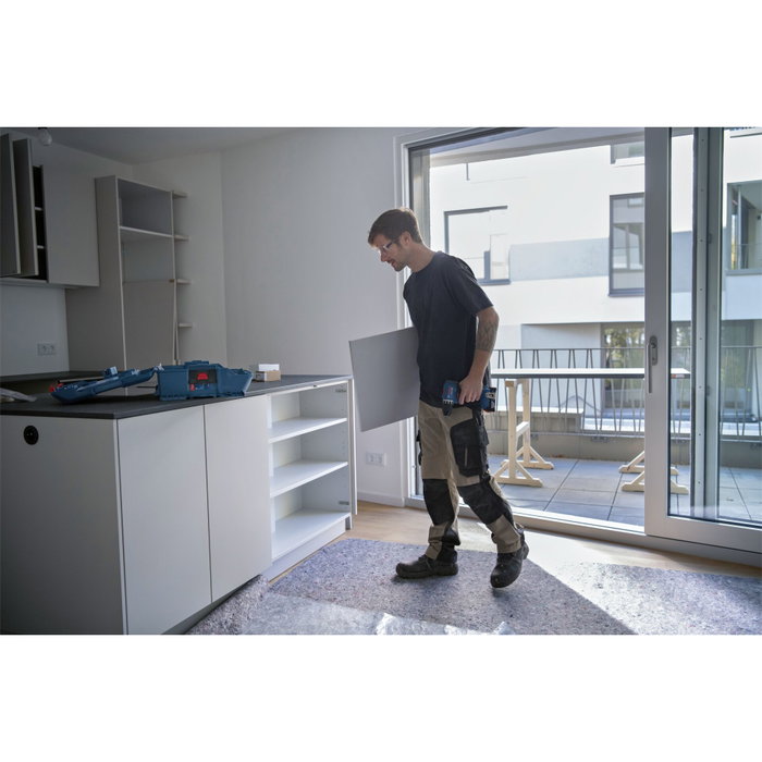 Bosch GSR 18V-45 Perceuse-visseuse sans fil (incl. 2x 2,0 Ah batterie + chargeur, L-BOXX 136)