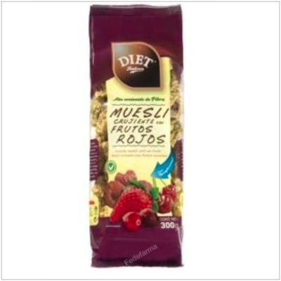 DIAT Muesli Croquant Fruits Rouges 300 Gr DIAT Muesli Croquant Fruits Rouges 300 Gr