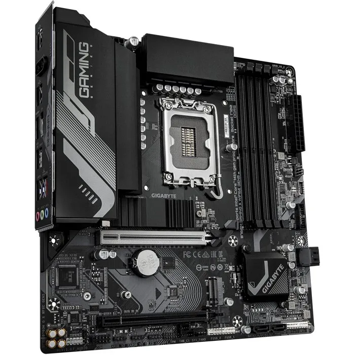 Gigabyte B760M G X WF6E GEN5 Carte Mère Micro-ATX, Chipset Intel B760, WiFi 6E, PCIe 5.0, DDR5, pour Gaming et Multimédia