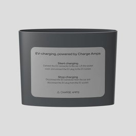 Charge Amps Plaque autocollante pour support sur poteau Dawn
