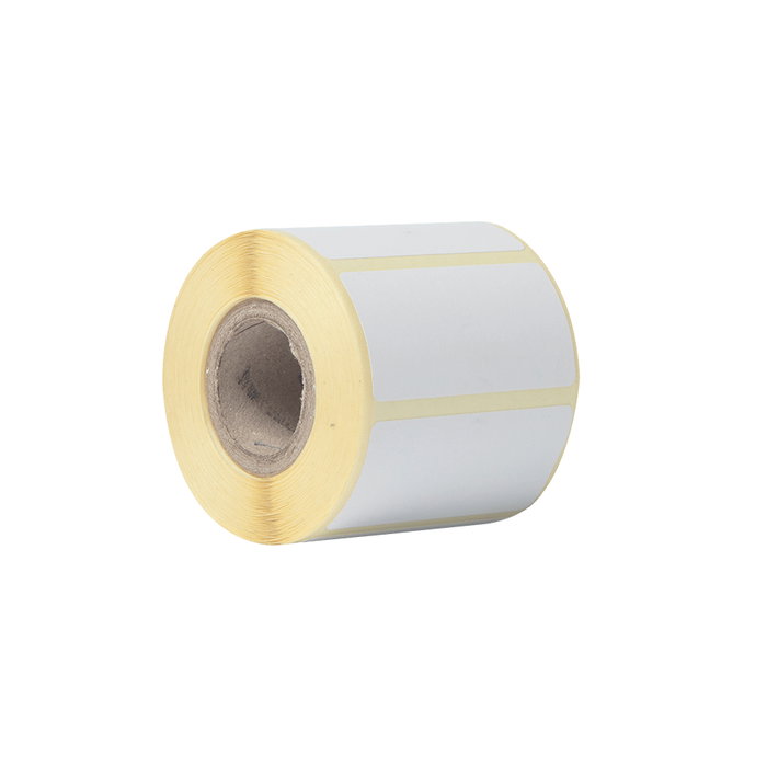 Brother Pack de 12 rouleaux d'étiquettes 51 x 26 mm blanc - 6000 étiquettes autocollantes pour imprimante Brother RJ/TD