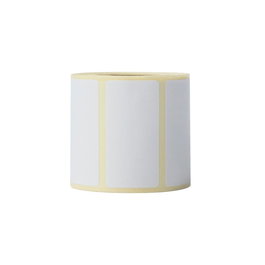 Brother Pack de 12 rouleaux d'étiquettes 51 x 26 mm blanc - 6000 étiquettes autocollantes pour imprimante Brother RJ/TD