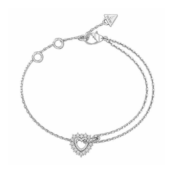 GUESS Bracelet Iconique JUBB05534JWRHL en Acier Inoxydable Gris, 25 cm GUESS Bracelet Iconique JUBB05534JWRHL en Acier Inoxydable Gris, 25 cm