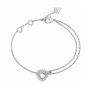 GUESS Bracelet Iconique JUBB05534JWRHL en Acier Inoxydable Gris, 25 cm