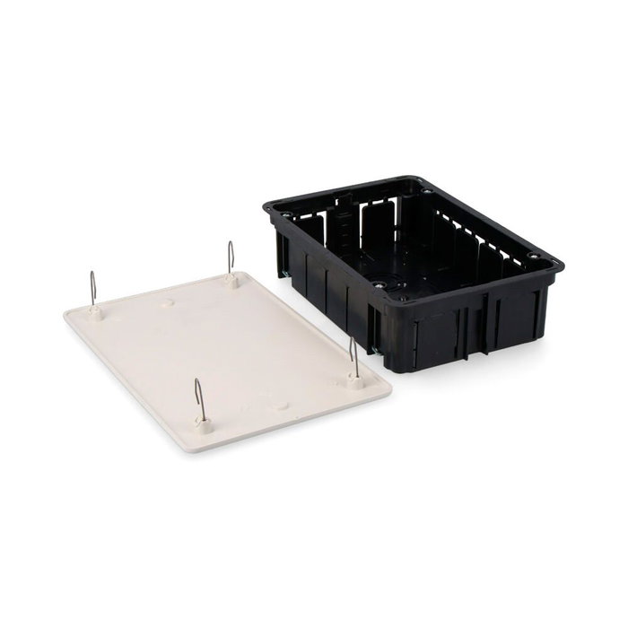 Solera Boîte d'encastrement 164x106x47mm avec griffes métalliques Solera Boîte d'encastrement 164x106x47mm avec griffes métalliques