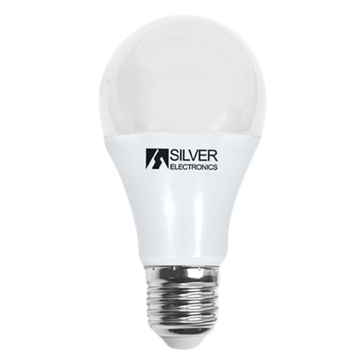 Silver Electronics Ampoule LED Décorative E27 8W 3000K Lumière Chaude Réglable Silver Electronics Ampoule LED Décorative E27 8W 3000K Lumière Chaude Réglable