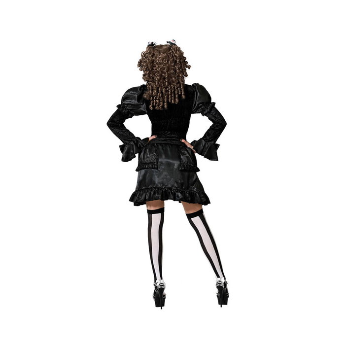 BigBuy Carnival Déguisement Poupée Lolita Noire avec Volants XS-S