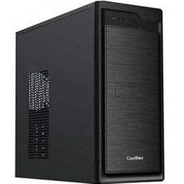 Coolbox F800U3 Boîtier PC ATX Noir 2x USB 3.0 sans Alimentation 185x420x400 mm Acier