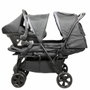 Bambisol Poussette Double avec Habillage Pluie