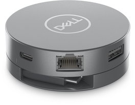 Dell DA305 Station d'accueil Multiport 6-en-1 USB-C Argent