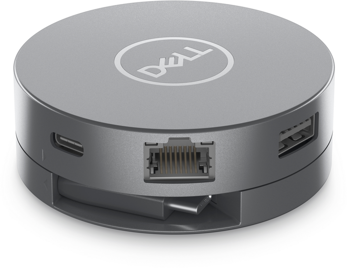 Dell DA305 Adaptateur multiport 6-en-1 USB-C 90W Gris Argenté Dell DA305 Adaptateur multiport 6-en-1 USB-C 90W Gris Argenté