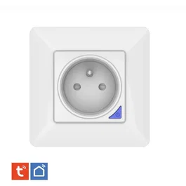 Kyf - Prise encastrée connectée intérieure WiFi avec compteur d'énergie, mesure qualité de l'air et humidité