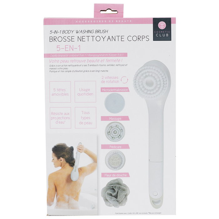 Cosmetic Club Cepillo Corporal 5 en 1