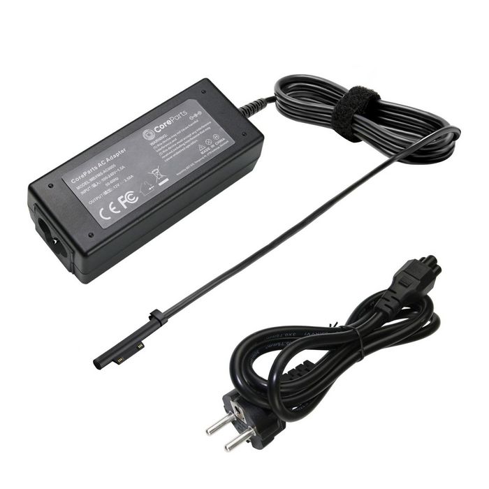 CoreParts CoreParts Adaptateur Secteur 31W pour Microsoft Surface (12V / 2.58A) avec Port USB (5V / 1A) CoreParts CoreParts Adaptateur Secteur 31W pour Microsoft Surface (12V / 2.58A) avec Port USB (5V / 1A)