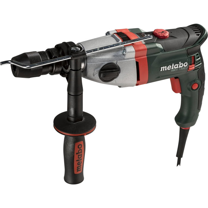METABO SBEV 1300-2 Perceuse à percussion 1300W avec mallette MetaBOX et accessoires