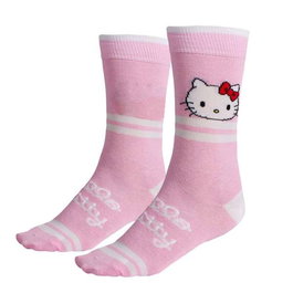 Cerdá Chaussettes Hello Kitty Rose - Taille unique 36/43 - Pour enfant à partir de 3 ans