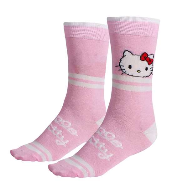 Cerdá Chaussettes Hello Kitty Rose - Taille unique 36/43 - Pour enfant à partir de 3 ans Cerdá Chaussettes Hello Kitty Rose - Taille unique 36/43 - Pour enfant à partir de 3 ans
