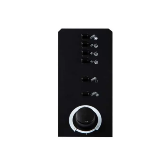 Domo Refroidisseur d'air multifonctionnel mobile 70 W DO156A - 67 cm - 3 vitesses - Filtration ions négatifs - Réservoir 4L - Noir et blanc