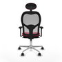 Piqueras y Crespo Chaise de Bureau Jorquera 3D086N1 Rouge