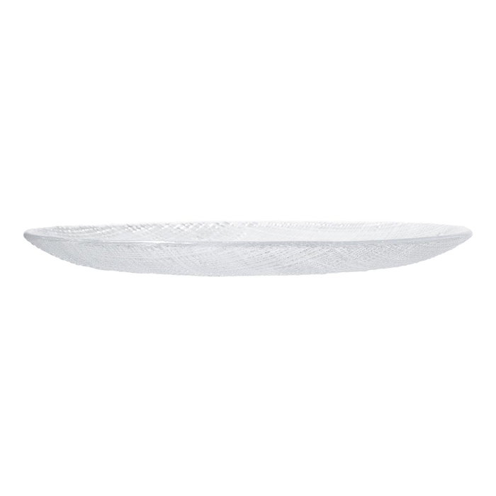 Bidasoa Ikonic Plato de Presentación en Vidrio con Relieve, Transparente, 33 cm (12 Unidades) Bidasoa Ikonic Plato de Presentación en Vidrio con Relieve, Transparente, 33 cm (12 Unidades)