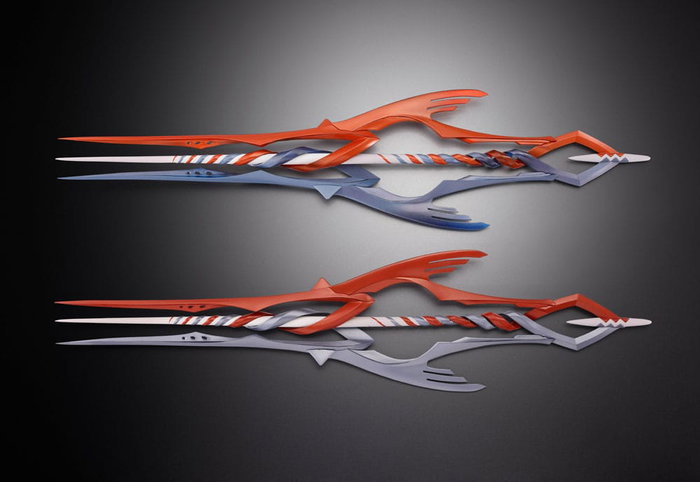 Bandai Tamashii Nations Neon Genesis Evangelion Metal Build 3 Spears Set pour Eva 30th - Autre couleur