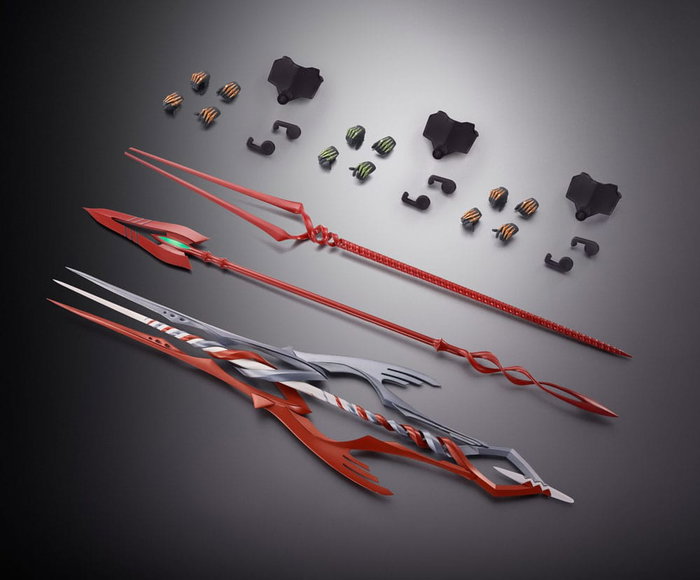 Bandai Tamashii Nations Neon Genesis Evangelion Metal Build 3 Spears Set pour Eva 30th - Autre couleur