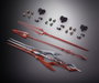 Bandai Tamashii Nations Neon Genesis Evangelion Metal Build 3 Spears Set pour Eva 30th - Autre couleur