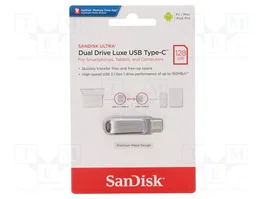 SanDisk Ultra Dual Drive Luxe 128 Go USB A - USB C