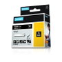 Dymo 1805435 Ruban Vinyle Blanc sur Noir pour étiqueteuse