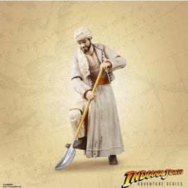 Hasbro Figurine Indiana Jones Adventure Series Sallah 15 cm avec corde et pelle