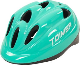 Toimsa Casque de vélo enfant vert - Pour âge 3 à 7 ans - Taille 52-56 cm