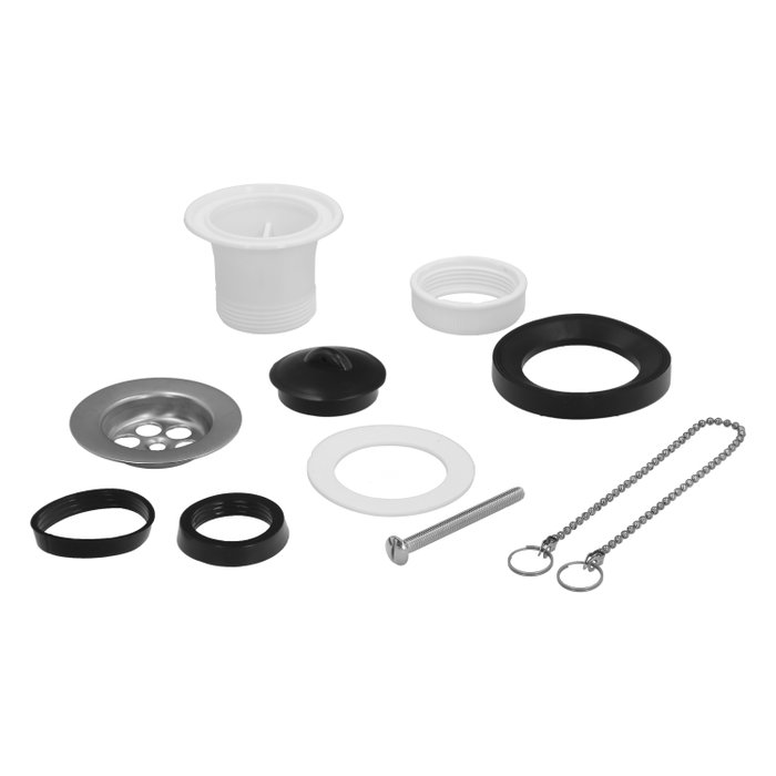 ABRISA Válvula Lavabo / Bide Con Tapa y Cadena 1 1/2 Pol avec Sortie Ø 40 mm