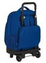 Safta Blackfit8 Sac à dos Grand avec Roues Compact et Organisation Extensible Oxford, Polyester 600D, 33 x 45 x 22 cm